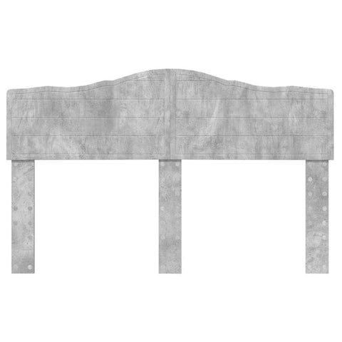 vidaXL Headboard with Headboard Concrete Grey 160 cm Engineered wood