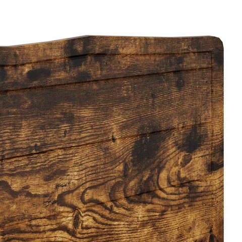 vidaXL Headboard with Headboard Smoked Oak 160 cm Engineered wood