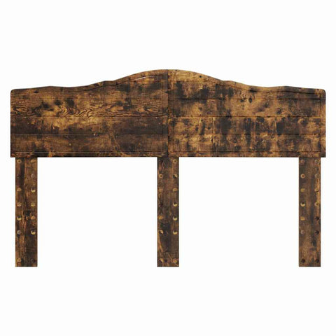 vidaXL Headboard with Headboard Smoked Oak 160 cm Engineered wood