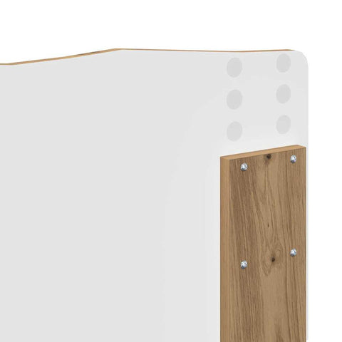 vidaXL Headboard with Headboard Artisan Oak 160 cm Engineered wood