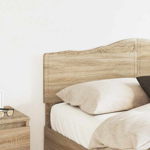 vidaXL Headboard with Headboard Sonoma Oak 150 cm Engineered wood