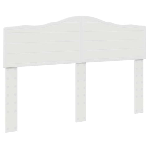 vidaXL Headboard with Headboard Gloss White 150 cm Engineered wood