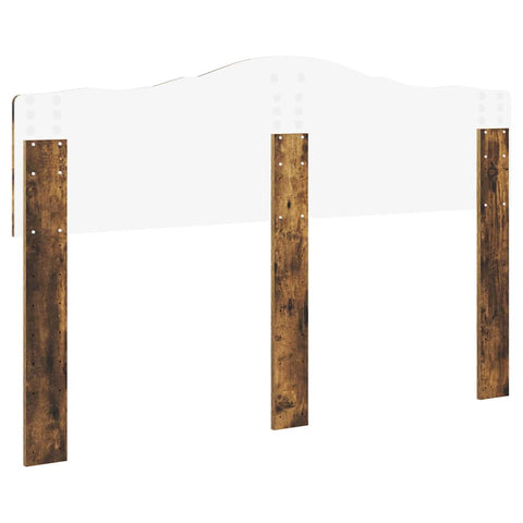 vidaXL Headboard with Headboard Smoked Oak 150 cm Engineered wood