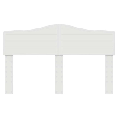 vidaXL Headboard with Headboard Gloss White 140 cm Engineered wood