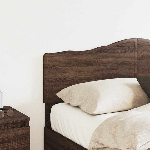 vidaXL Headboard with Headboard Brown Oak 140 cm Engineered wood