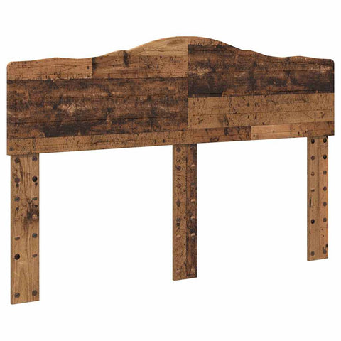 vidaXL Headboard with Headboard Old Wood 140 cm Engineered wood