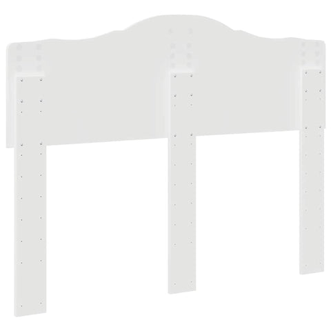 vidaXL Headboard with Headboard White 135 cm Engineered wood