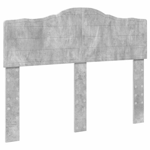 vidaXL Headboard with Headboard Concrete Grey 135 cm Engineered wood