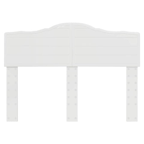 vidaXL Headboard with Headboard Gloss White 135 cm Engineered wood