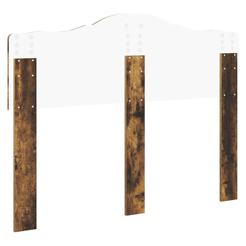 vidaXL Headboard with Headboard Smoked Oak 135 cm Engineered wood