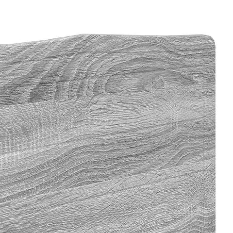 vidaXL Headboard with Headboard Grey Sonoma 135 cm Engineered wood
