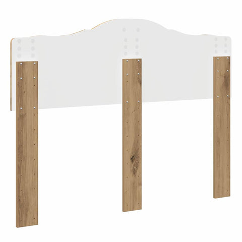 vidaXL Headboard with Headboard Artisan Oak 135 cm Engineered wood