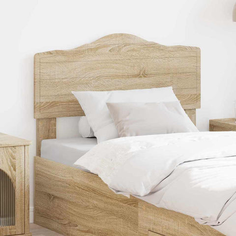 vidaXL Headboard with Headboard Sonoma Oak 100 cm Engineered wood