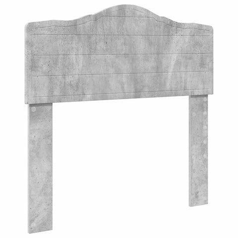 vidaXL Headboard with Headboard Concrete Grey 100 cm Engineered wood