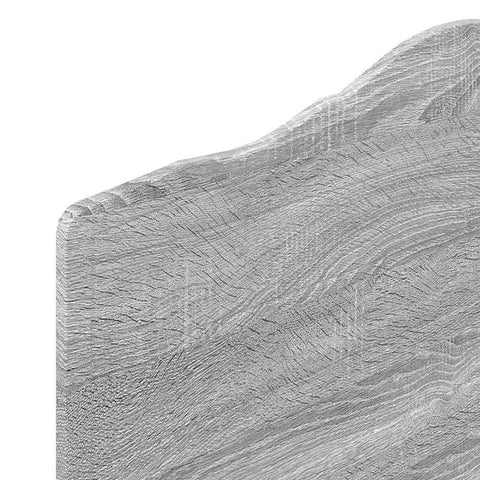 vidaXL Headboard with Headboard Grey Sonoma 100 cm Engineered wood