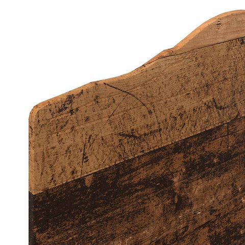 vidaXL Headboard with Headboard Old Wood 100 cm Engineered wood