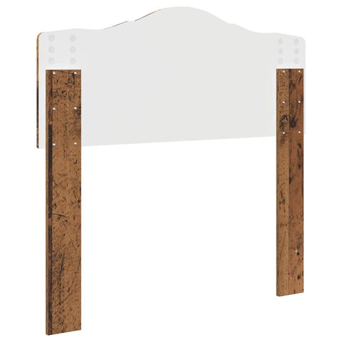 vidaXL Headboard with Headboard Old Wood 100 cm Engineered wood