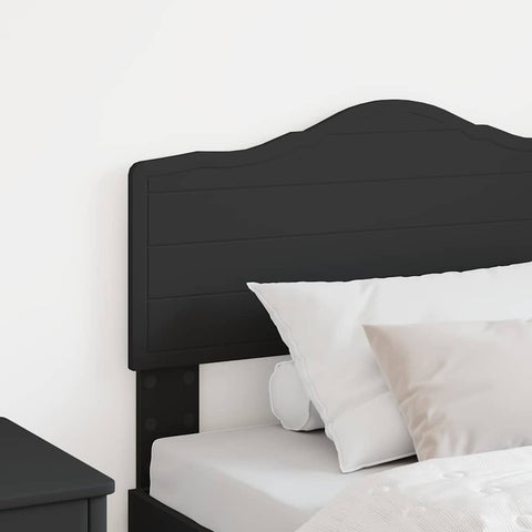 vidaXL Headboard with Headboard Black Oak 90 cm Engineered wood