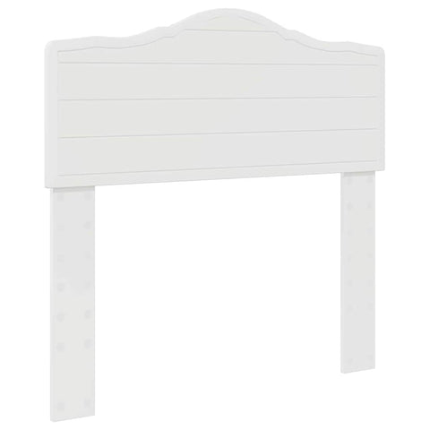 vidaXL Headboard with Headboard Gloss White 90 cm Engineered wood