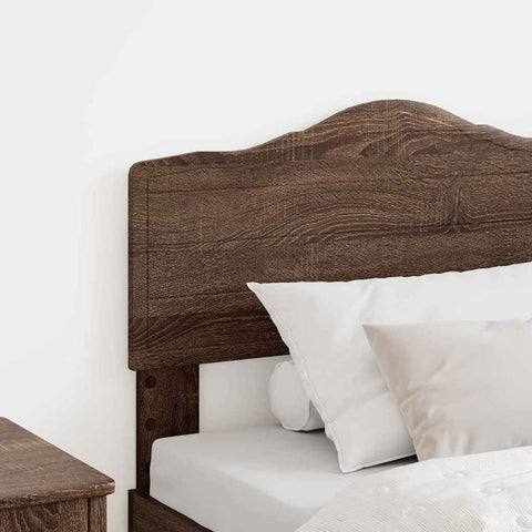 vidaXL Headboard with Headboard Brown Oak 90 cm Engineered wood