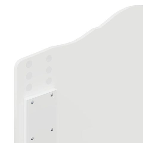 vidaXL Headboard with Headboard White 80 cm Engineered wood