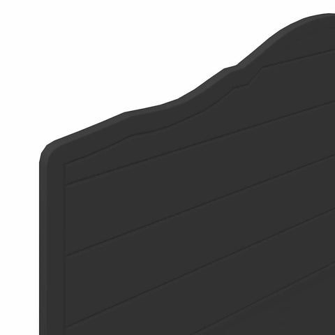 vidaXL Headboard with Headboard Black Oak 80 cm Engineered wood