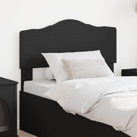 vidaXL Headboard with Headboard Black Oak 80 cm Engineered wood