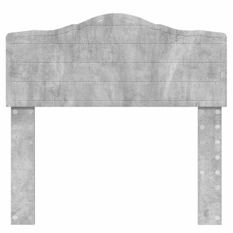 vidaXL Headboard with Headboard Concrete Grey 80 cm Engineered wood