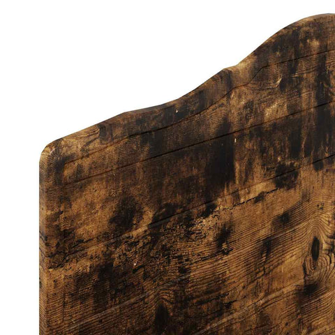 vidaXL Headboard with Headboard Smoked Oak 80 cm Engineered wood
