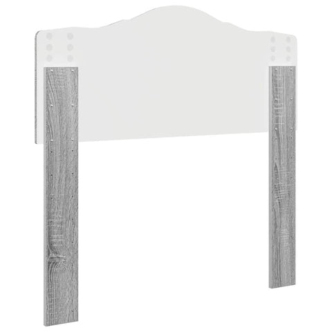 vidaXL Headboard with Headboard Grey Sonoma 80 cm Engineered wood