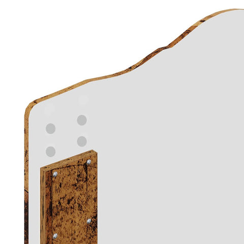 vidaXL Headboard with Headboard Old Wood 80 cm Engineered wood