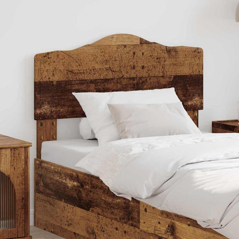 vidaXL Headboard with Headboard Old Wood 80 cm Engineered wood