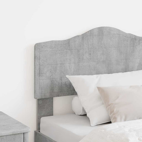 vidaXL Headboard with Headboard Concrete Grey 75 cm Engineered wood