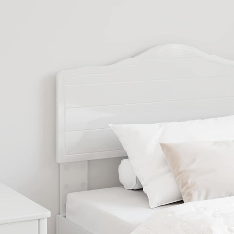 vidaXL Headboard with Headboard Gloss White 75 cm Engineered wood
