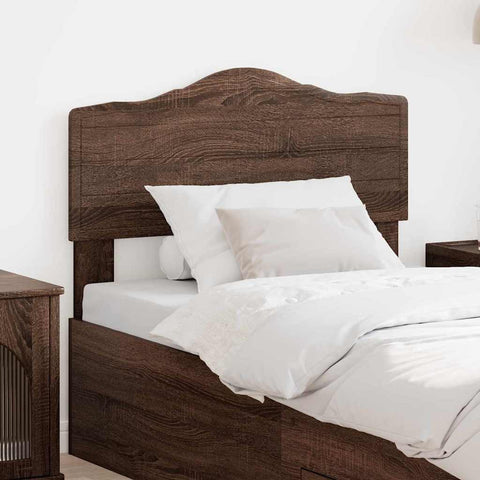 vidaXL Headboard with Headboard Brown Oak 75 cm Engineered wood
