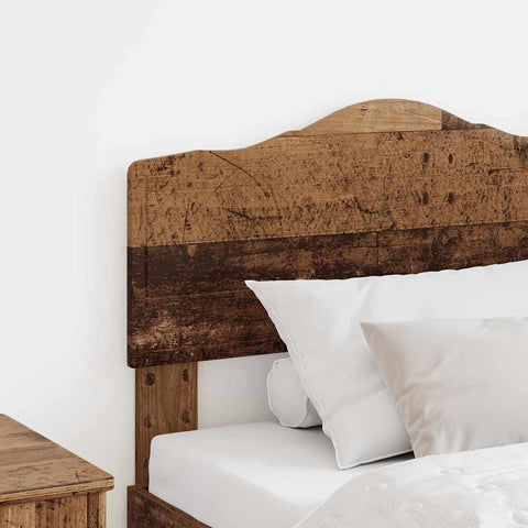 vidaXL Headboard with Headboard Old Wood 75 cm Engineered wood