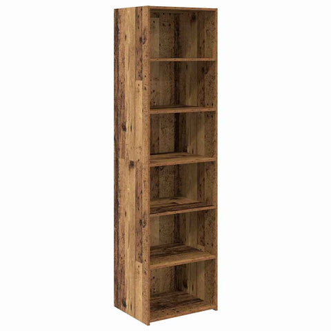 vidaXL Cabinet Old Wood 50 x 41 x 185 cm Engineered Wood