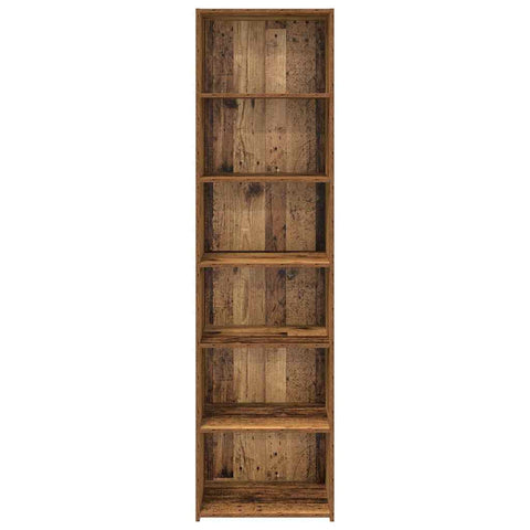 vidaXL Cabinet Old Wood 50 x 41 x 185 cm Engineered Wood