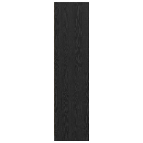vidaXL Wardrobe with Shelf Black oak 30 x 50 x 200 cm Engineered wood