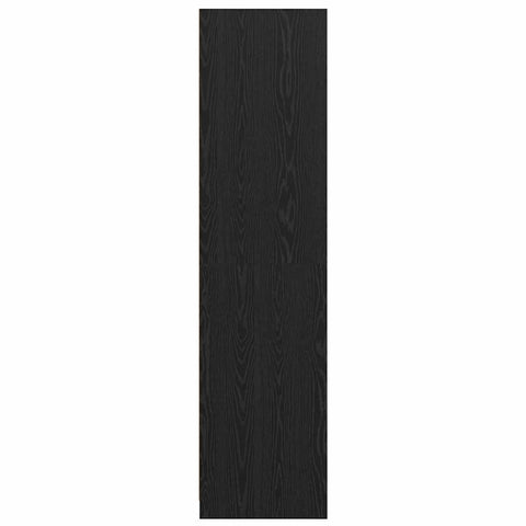 vidaXL Wardrobe with Drawer Black Oak 80 x 50 x 200 cm Engineered Wood