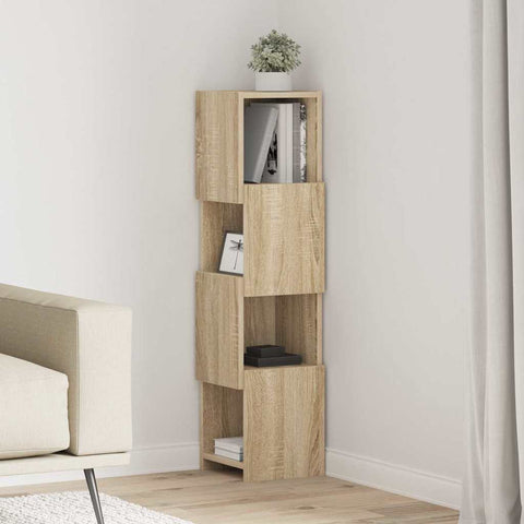 vidaXL Corner Cabinet White 25.5x25x102cm Engineered Wood