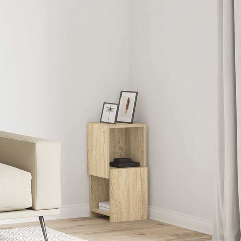 vidaXL Corner Cabinet White 25.5x25x55cm Engineered Wood