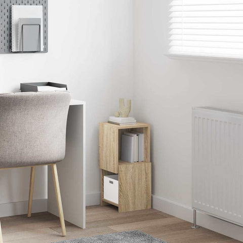 vidaXL Corner Cabinet White 25.5x25x55cm Engineered Wood