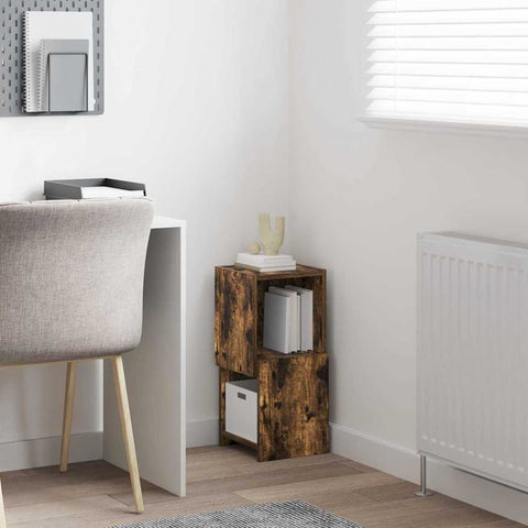 vidaXL Corner Cabinet White 25.5x25x55cm Engineered Wood