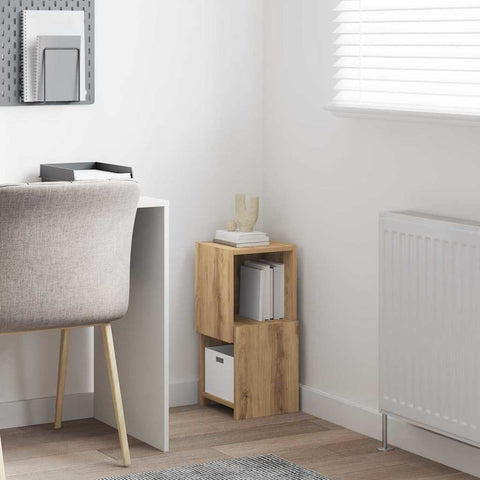 vidaXL Corner Cabinet White 25.5x25x55cm Engineered Wood