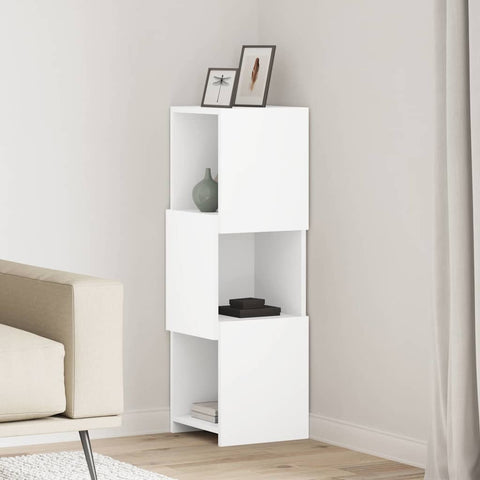 vidaXL Corner Cabinet White 30.5x30x95cm Engineered Wood