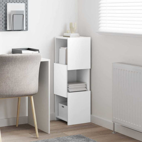 vidaXL Corner Cabinet White 30.5x30x95cm Engineered Wood