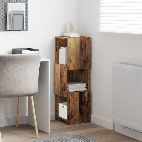 vidaXL Corner Cabinet White 30.5x30x95cm Engineered Wood