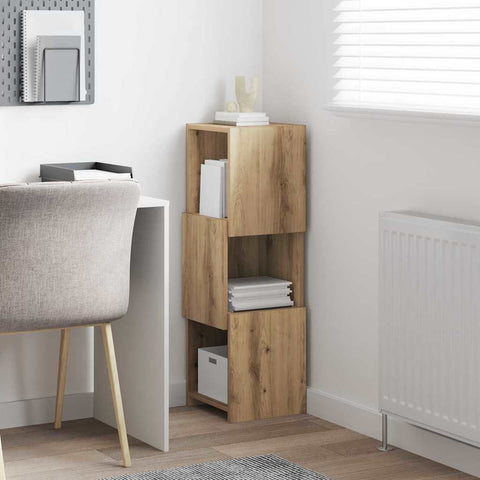 vidaXL Corner Cabinet White 30.5x30x95cm Engineered Wood