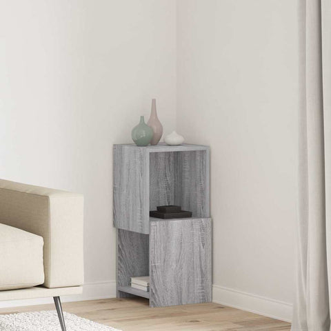 vidaXL Corner Cabinet White 30.5x30x65cm Engineered Wood